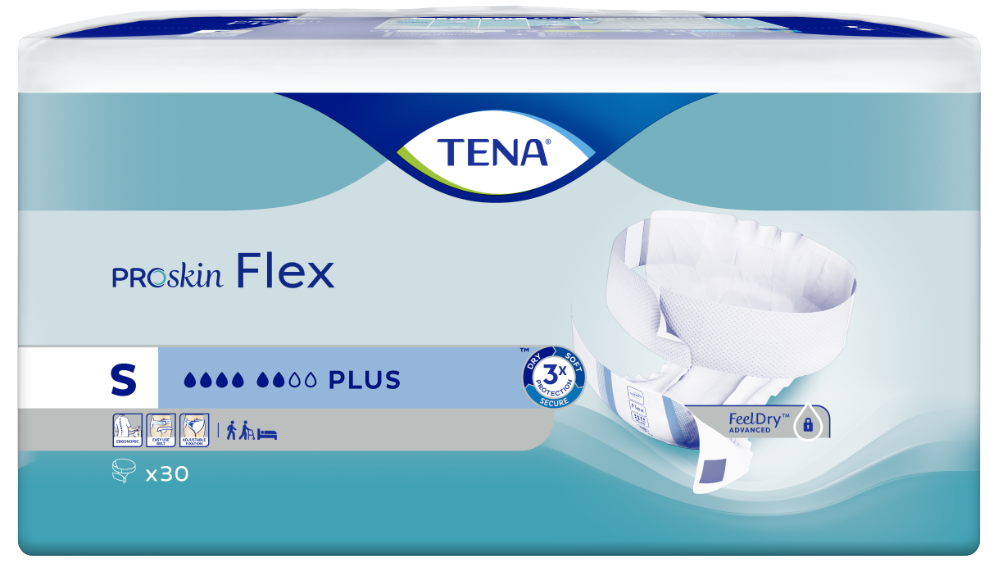 Fotografie TENA Flex Plus Small Inkontinenční kalhotky 30 ks