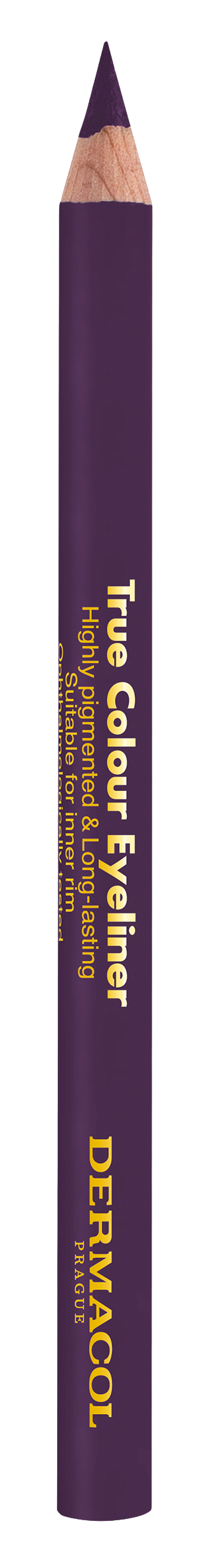 DERMACOL True colour Dřevěná tužka na oči - Burgundy 4 g