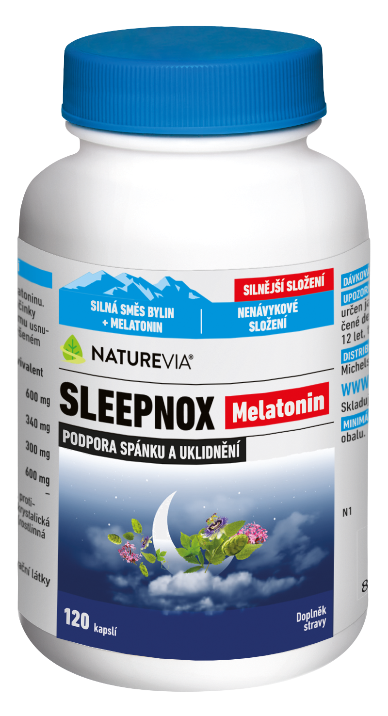 NATUREVIA Sleepnox Melatonin 120 kapslí