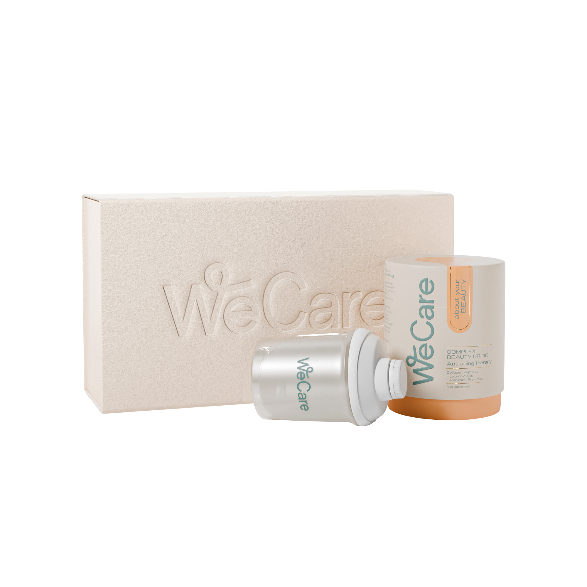 Fotografie WECARE About your BEAUTY Drink + shaker XMASS 28 x 10 g