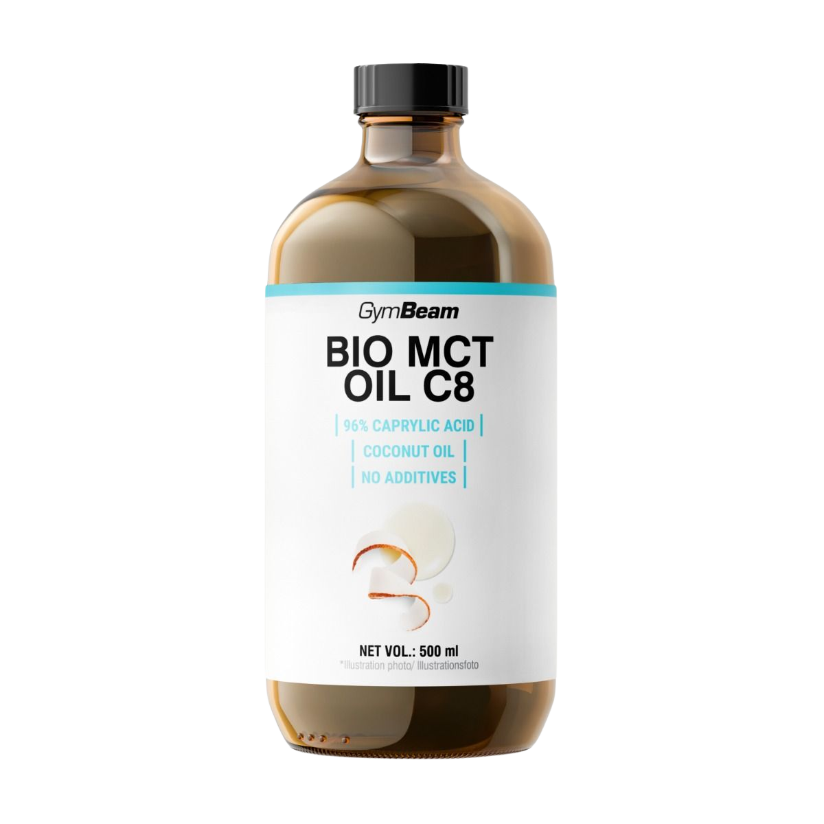 Fotografie GYMBEAM BIO MCT Olej C8 500 ml