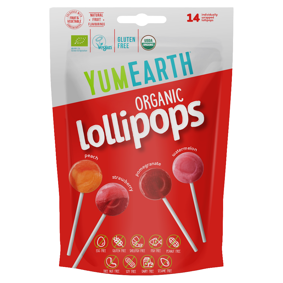 YUMEARTH BIO Ovocná lízátka 14 ks