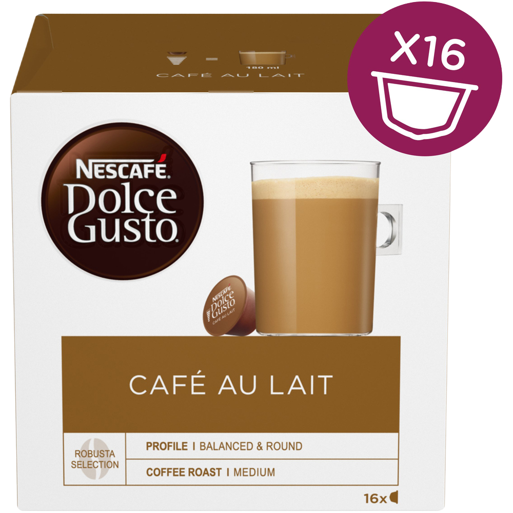 NESCAFÉ Kapsule Dolce Gusto CafeAuLait 16 kapsúl 16 kapsúl