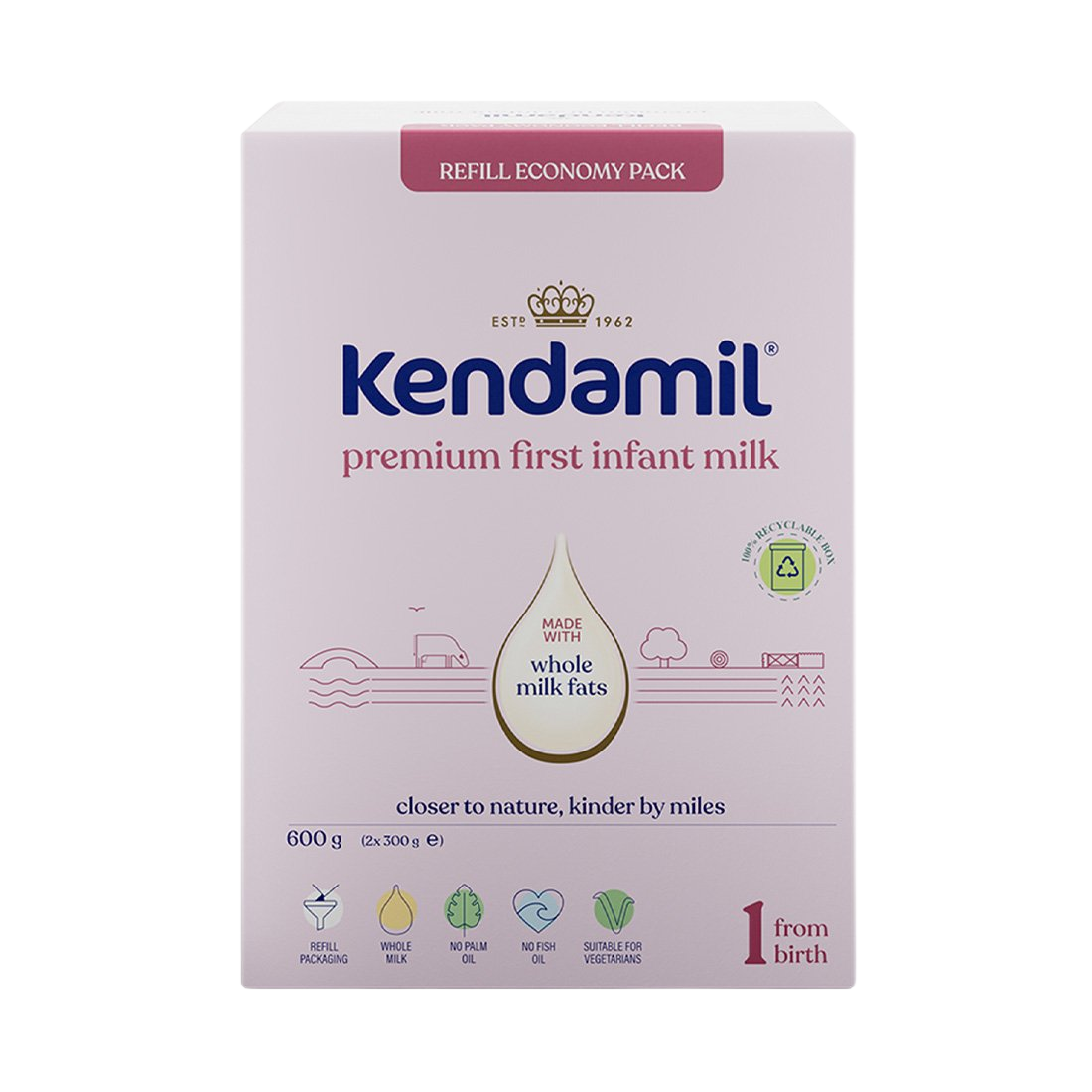 KENDAMIL Premium 1 600 g kúpite na Pilulka.sk