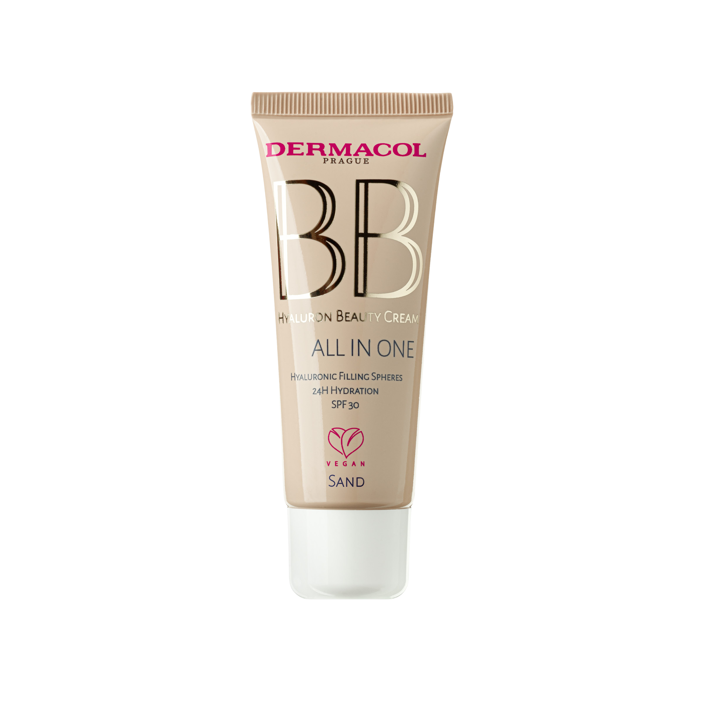 Fotografie DERMACOL BB hyaluronový krém SPF30 č.1 Sand 30 ml