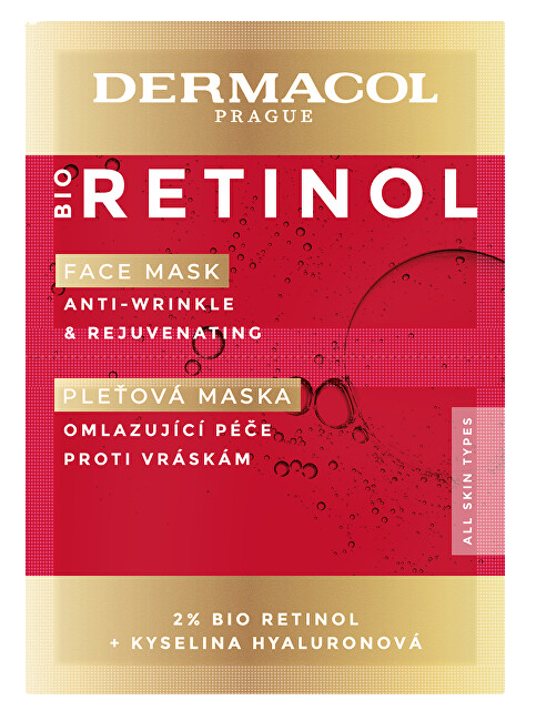 DERMACOL Bio Retinol pleťová maska 16 ml