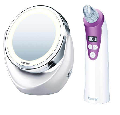 Fotografie Beurer BS 49_FC41 Kosmetické zrcadlo a Přístroj na hloubkové čištění pórů