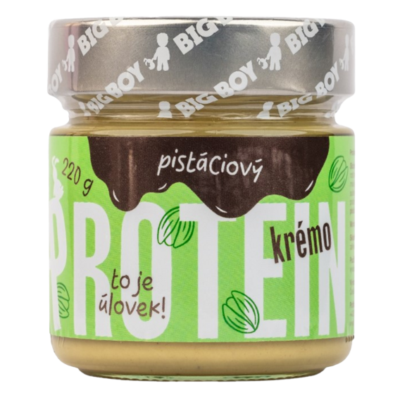Fotografie BIG BOY Proteinový pistáciový krém 220 g