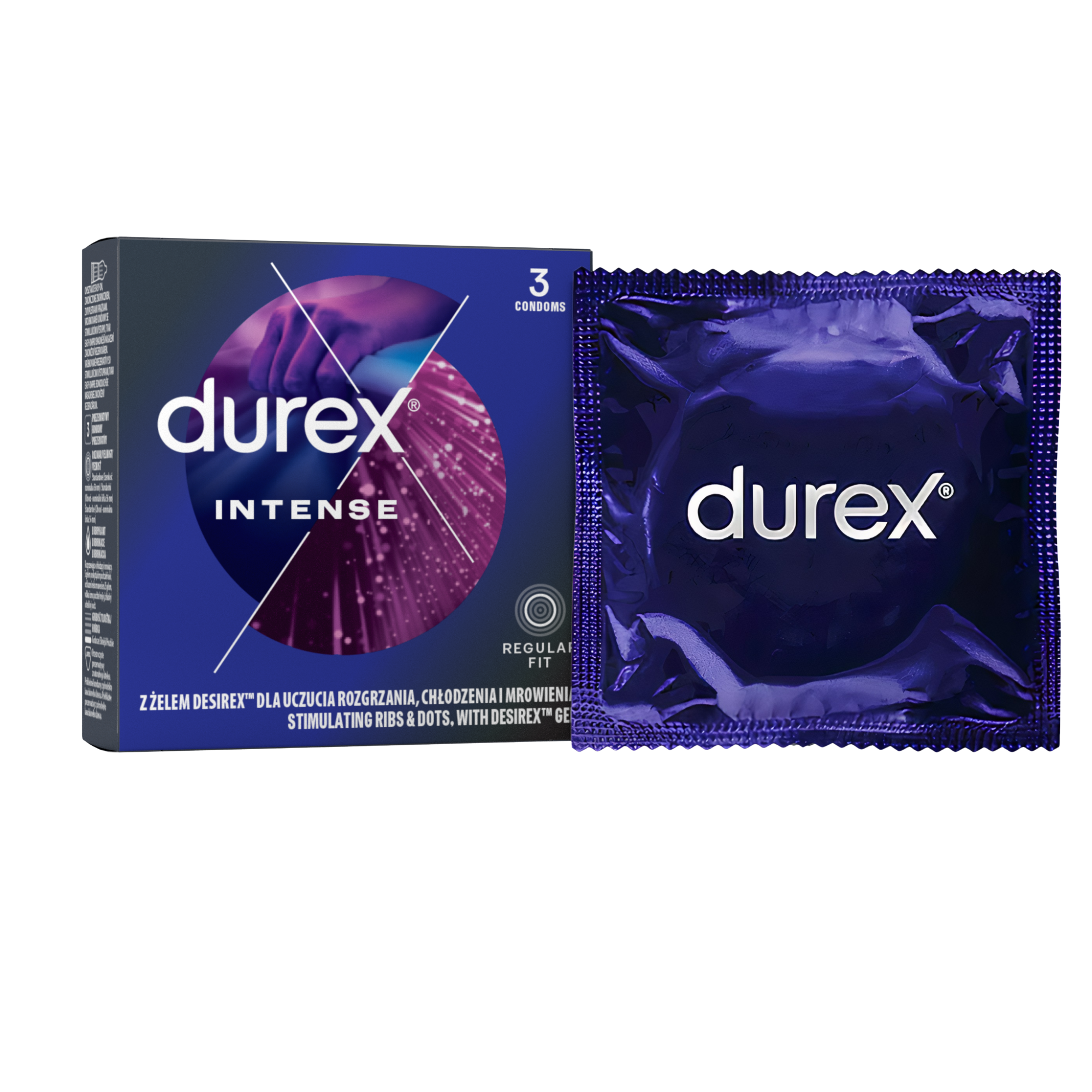 Fotografie Durex Kondomy Intense Orgasmic 3 ks Durex A46:165012