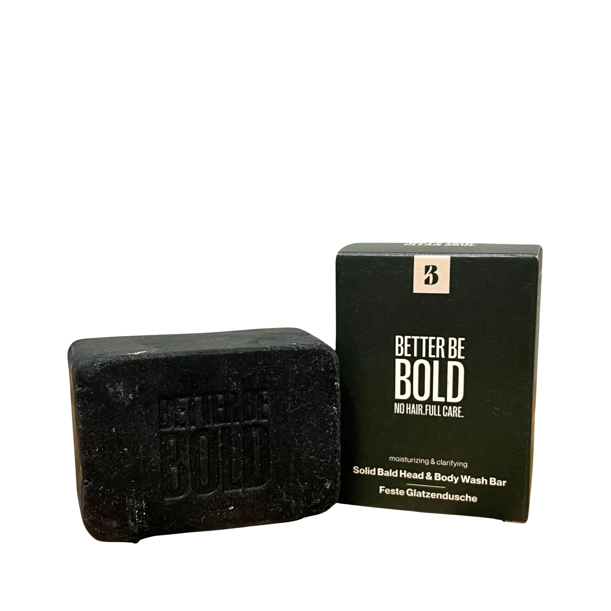 BETTER BE BOLD Solid Bald Head&Body Wash Bar, Tuhý sprchový pomocník na hlavu i tělo 110 g
