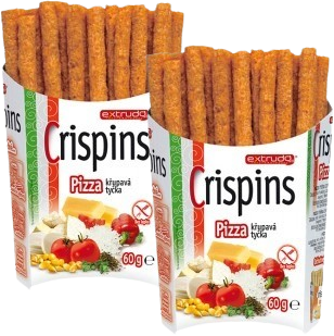CRISPINS tyčka pizza 2 x 60 g