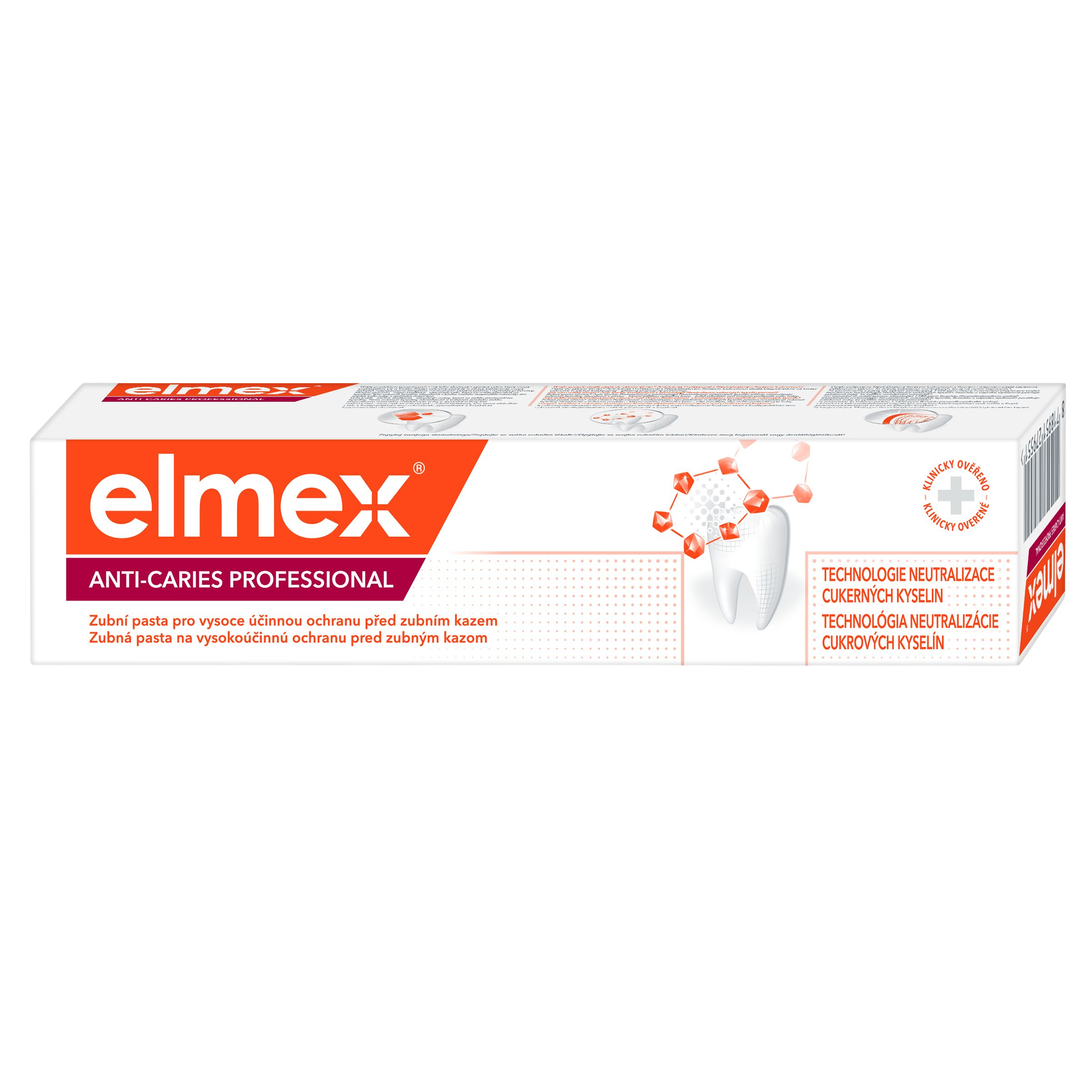 Fotografie Elmex zubní pasta Anti-caries Professional 75ml