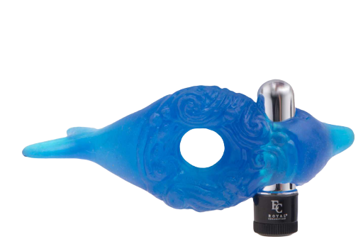 Fotografie LADY DREAMS Vibrační kroužek Dolphin Vibe 1 ks