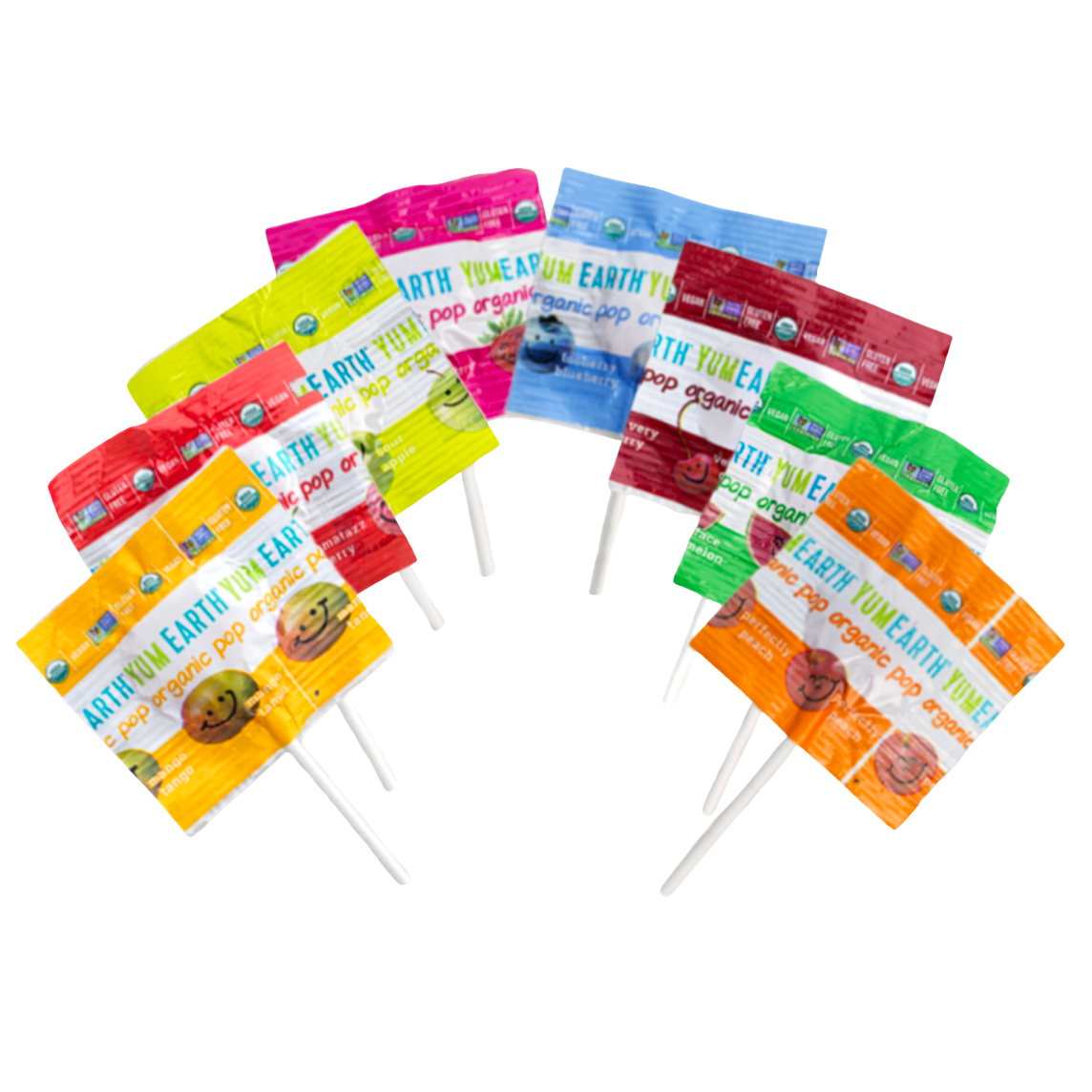 YUMEARTH BIO Ovocná lízátka - velké balení 100 ks