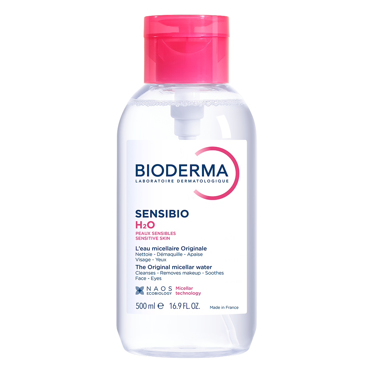 BIODERMA Sensibio H2O s pumpou 500 ml