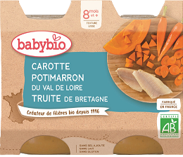 Mrkva a tekvica so pstruhom