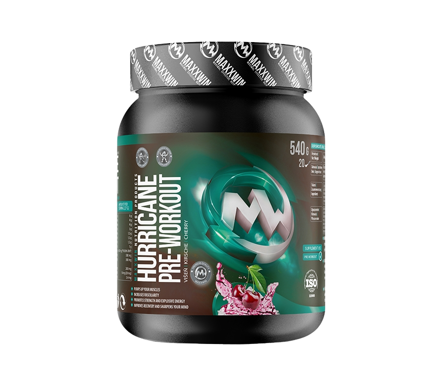 MAXXWIN Hurikán pre-workout višňa. 540 g
