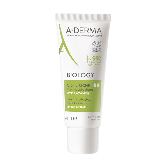 Fotografie A-Derma BIOLOGY Dermatologický VÝŽIVNÝ krém HYDRATAČNÍ 40 ml