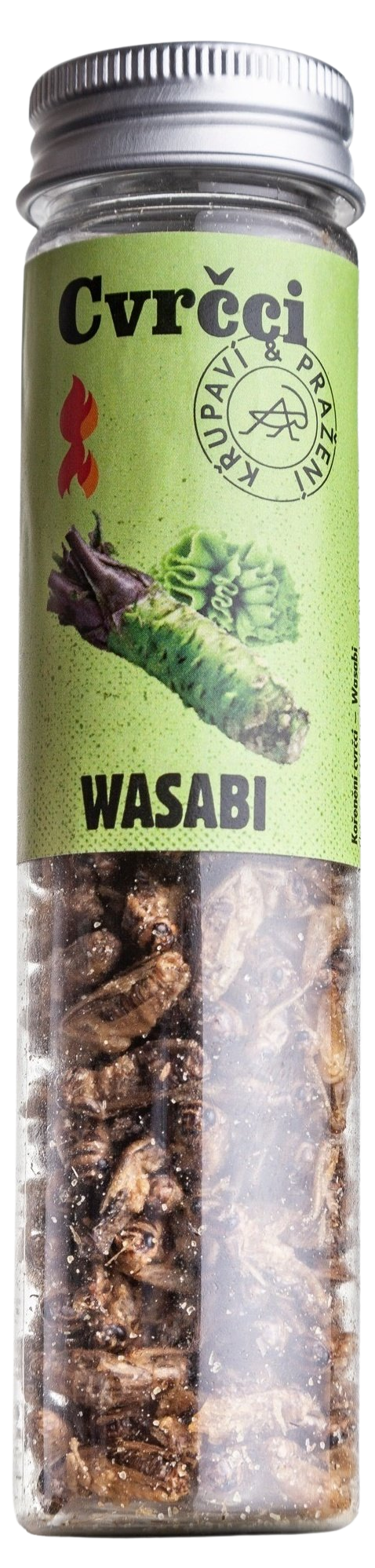 Sens Páliví křupaví & pražení cvrčci - Wasabi 20 g