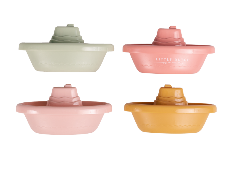 Fotografie LITTLE DUTCH Lodičky do vody Pink 4 ks