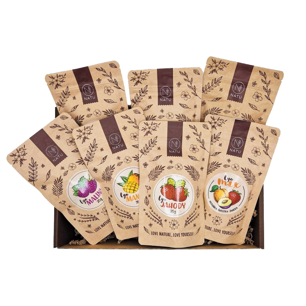 Fotografie NATU Dárkový box Ovocná bedýnka