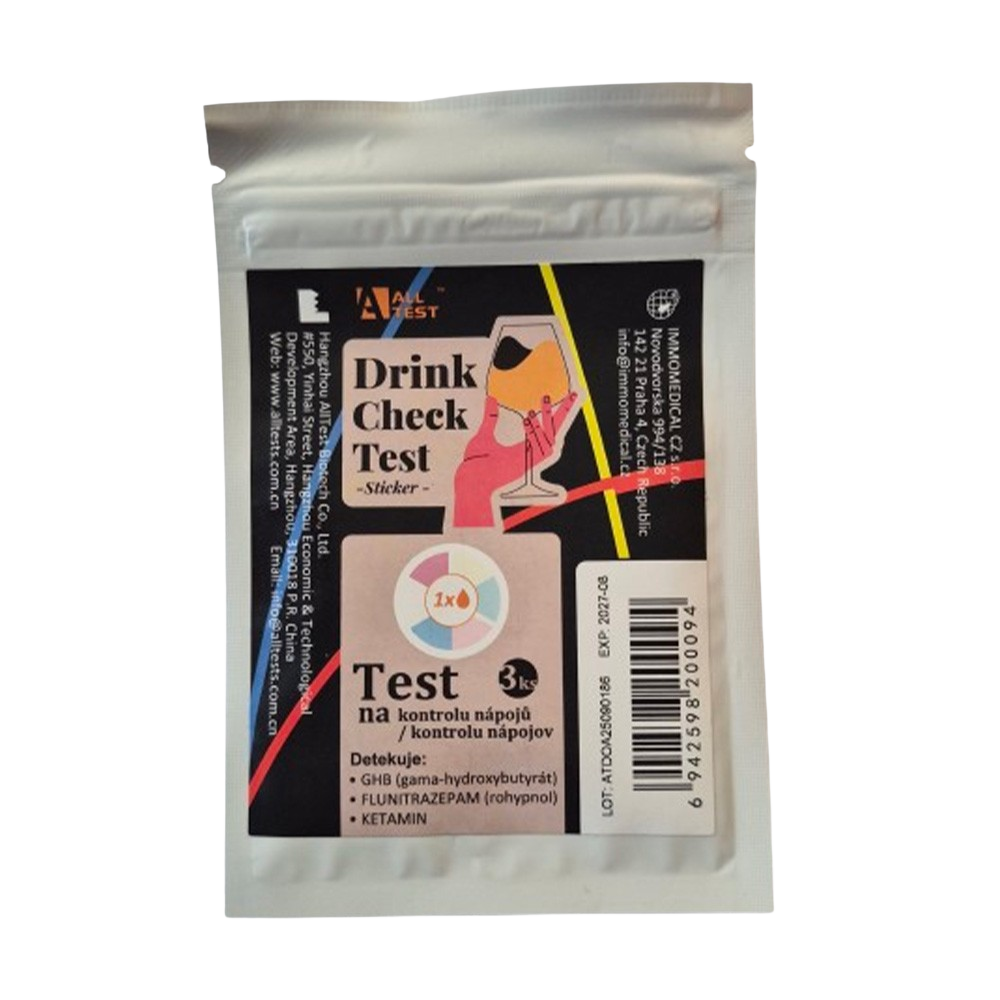 Fotografie ALLTEST Drink spiking - drogy v nápoji