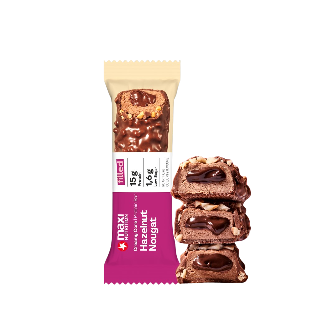 MAXI NUTRITION Creamy Core Protein Bar hazelnut nougat 45 g koupíte na Pilulka.cz