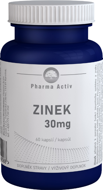Pharma Activ Zinek 30 mg 60 kapslí