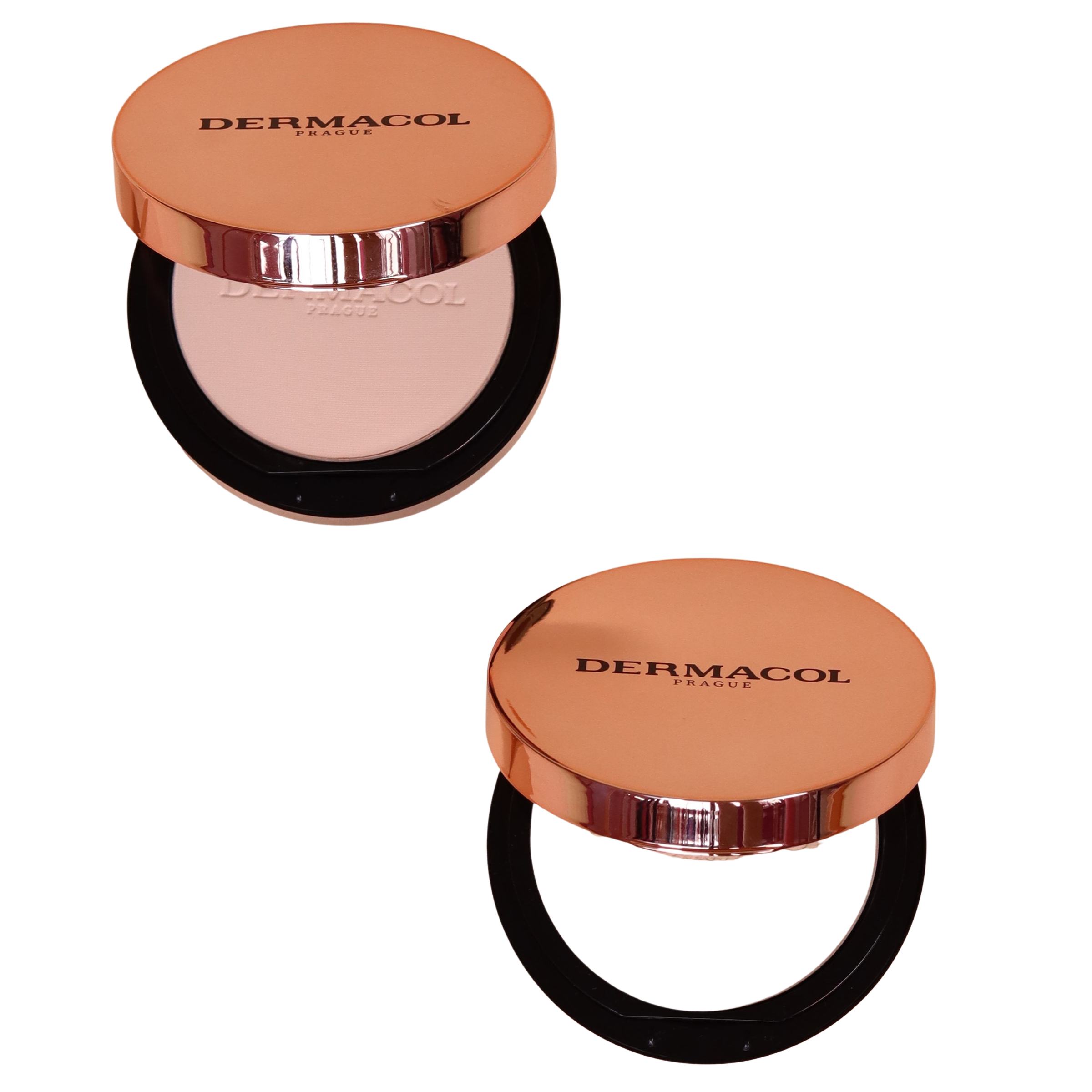 Fotografie Dlouhotrvající pudr a make-up 2v1 (24H Long-Lasting Powder and Foundation) 9 g č. 1 Dermacol A46:239392