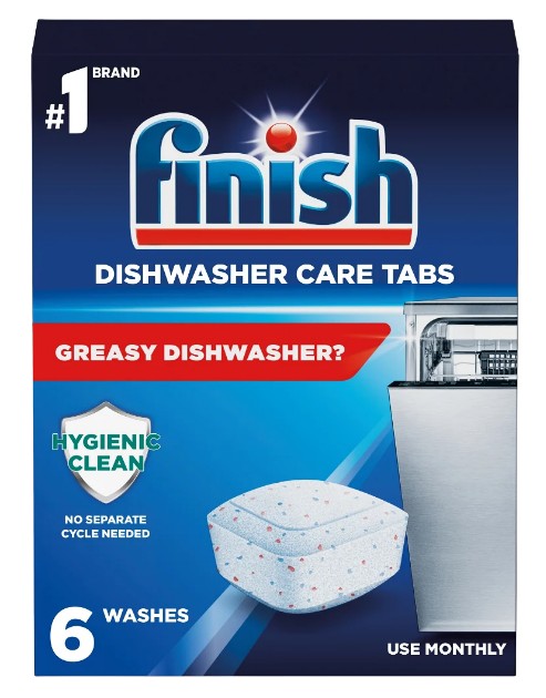 Fotografie FINISH Kapsuly na čistenie umývačky riadu 6 ks