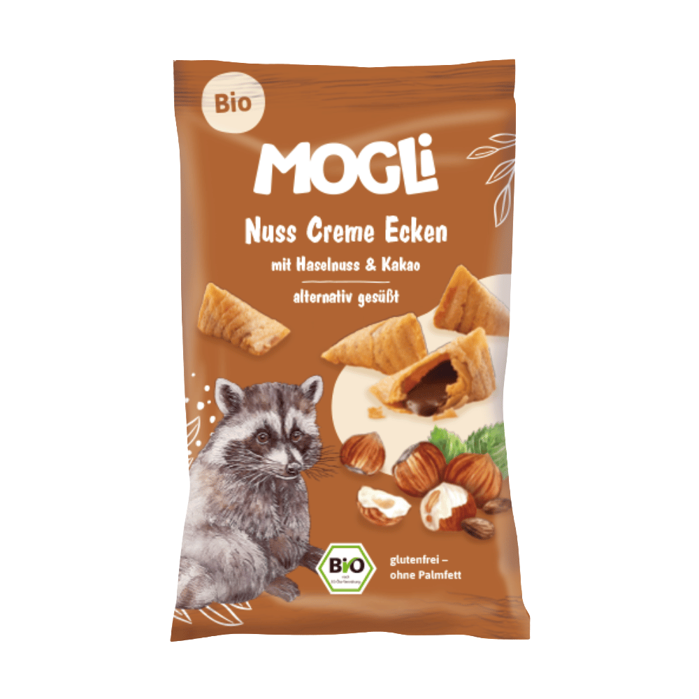 MOGLI BIO plněné lískooříškové taštičky 30 g