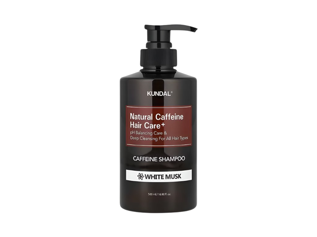 KUNDAL Natural Caffeine Hair Care, White Musk 500 ml