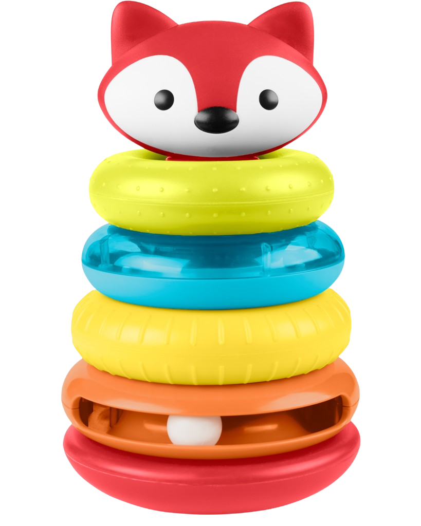 SKIP HOP Hračka stohovací pyramida Liška Explore&More 6m+