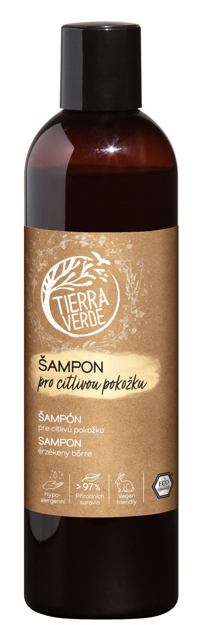 Fotografie TIERRA VERDE Šampon pro citlivou pokožku 300 ml