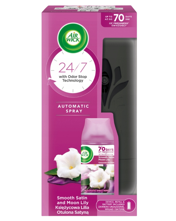 Jemná satén a měsíční lilie