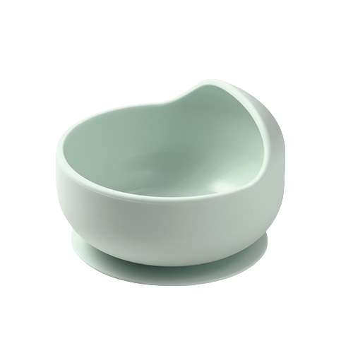 BABYONO Miska silikonová s přísavkou - sage 6m+