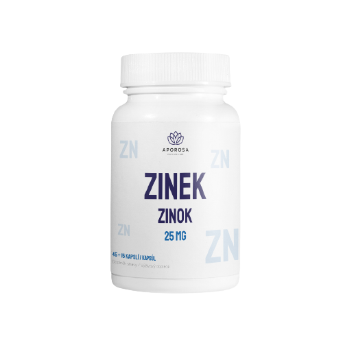 Aporosa Zinek 25 mg 60 kapslí