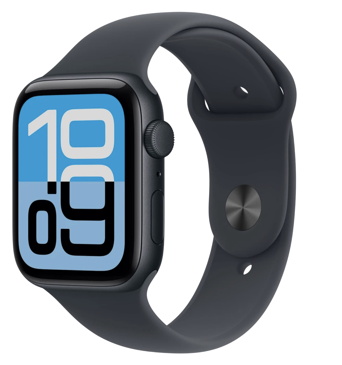 APPLE Watch SE 3 44mm Temně inkoustový hliník s inkoustovým sportovním řemínkem M/L