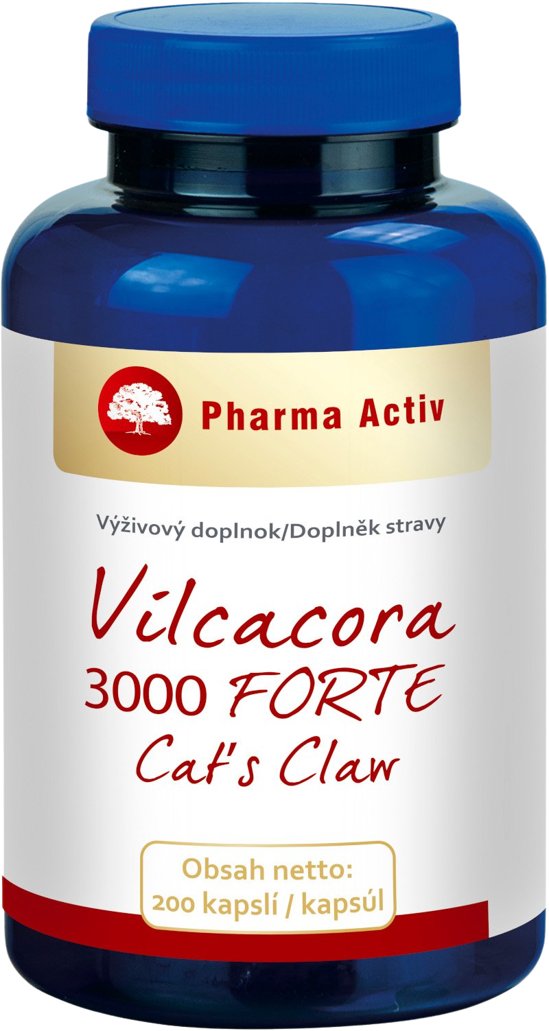 PHARMA ACTIV Vilcacora 3000 FORTE Cat´s Claw 200 kapsúl kúpite na Pilulka.sk