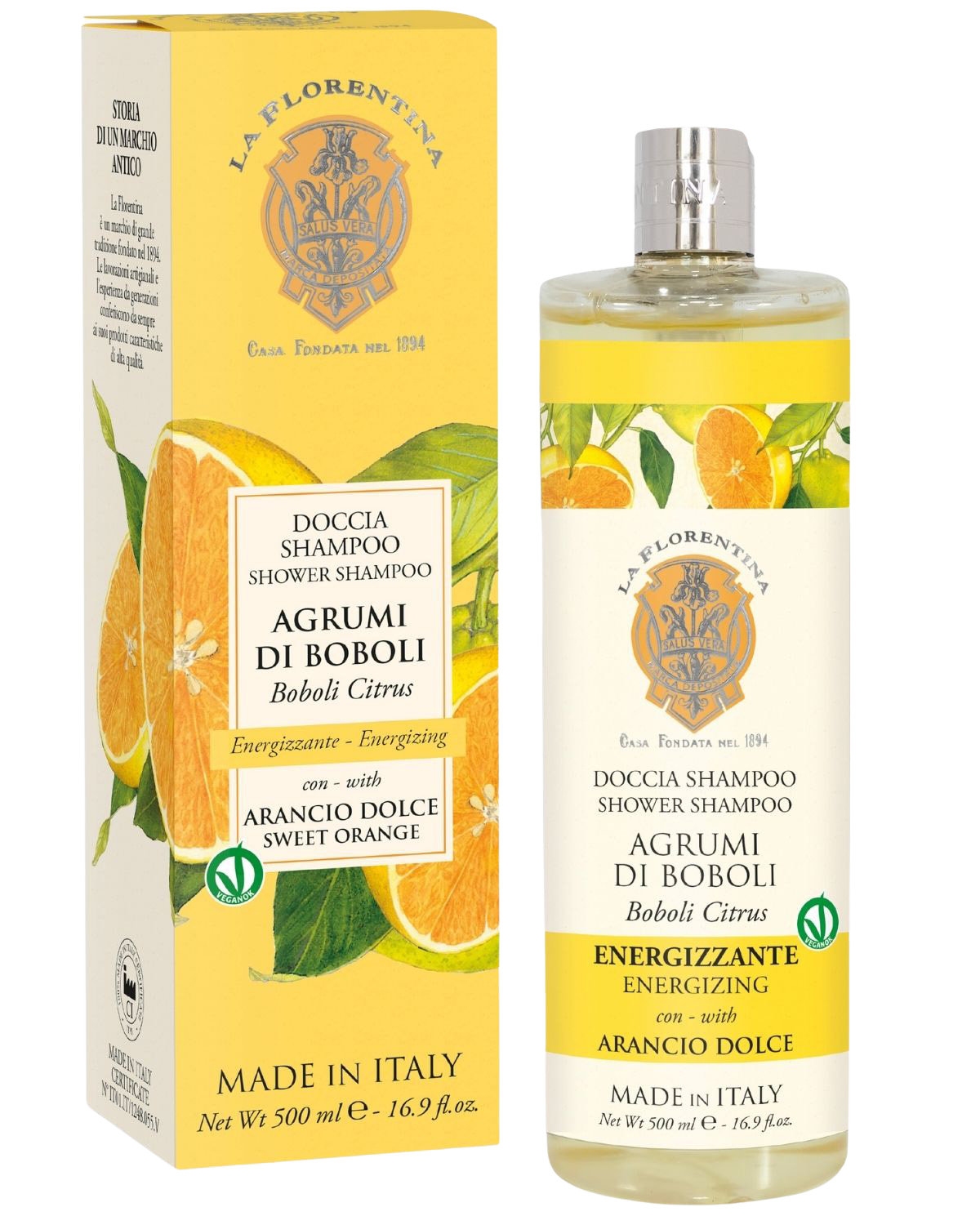 LA FLORENTINA Shower Shampoo Agrumi di Boboli 500 ml