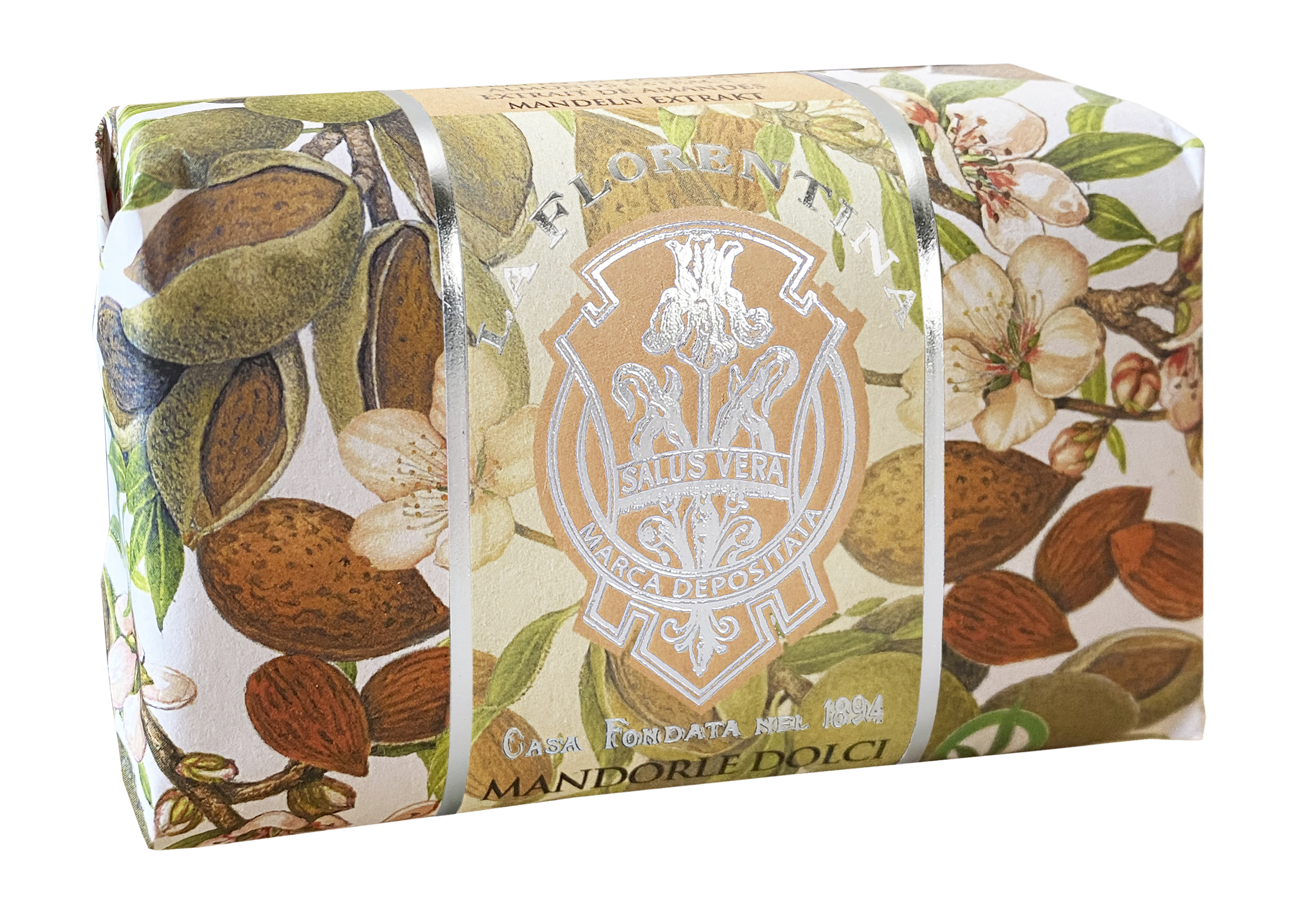 Fotografie LA FLORENTINA Mýdlo Mandorle Dolci 200 g