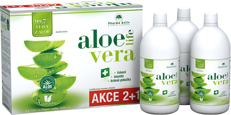 PHARMA ACTIV Aloe Life 3 x 1000 ml