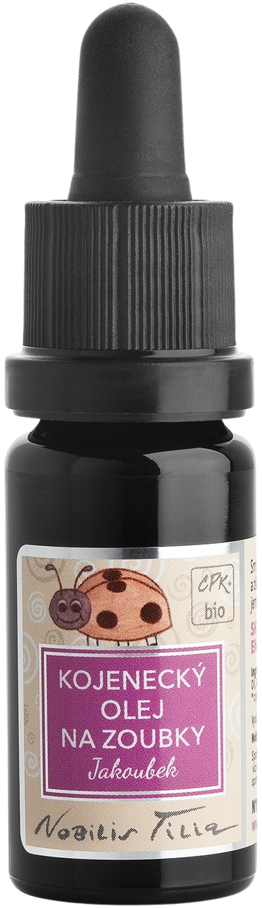 NOBILIS TILIA Dojčenský olej na zúbky Jakoubek 10 ml