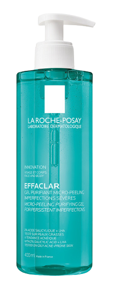 Fotografie La Roche-Posay Effaclar Čisticí peelingový gel pro mastnou a problematickou pleť 400 ml