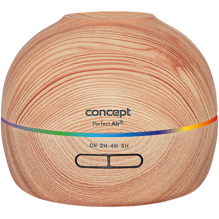 Fotografie Concept ZV1005 Zvlhčovač vzduch s aromadifuzérem 2v1 Perfect air Wood, světlé dřevo
