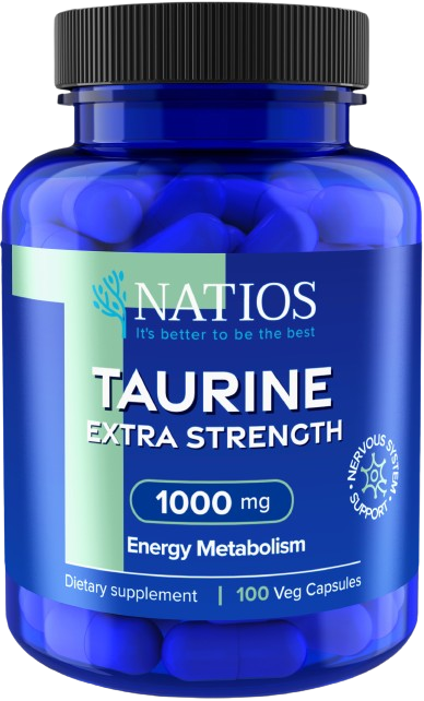 NATIOS Taurine Extra Strength 1000 mg 100 kapslí