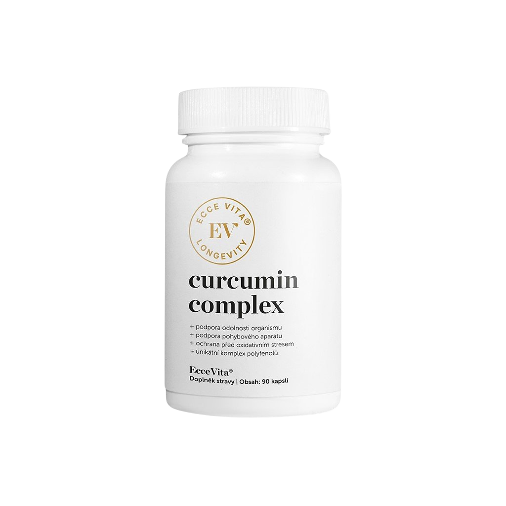 Fotografie ECCE VITA Longevity, Curcumin Complex 90 kapslí