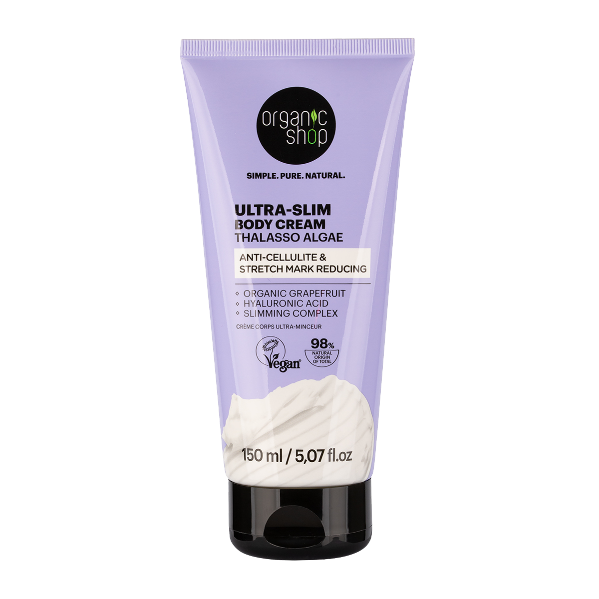 ORGANIC SHOP Thalasso Ultra-Slim Tělový krém s mořskými řasami 150 ml