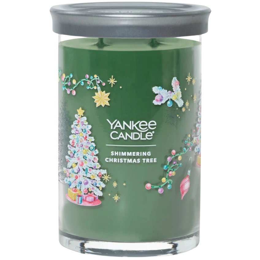 YANKEE CANDLE Signature Shimmering Christmas Tree vonná svíčka 567 g