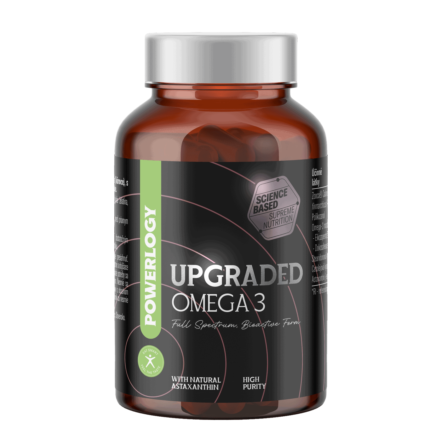 POWERLOGY Upgraded Omega 3, 60 kapslí